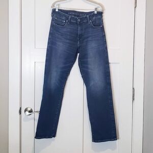 American Eagle Outfitters Airflex Original Boot Cut Men's Size 34 X 30 Darkwash